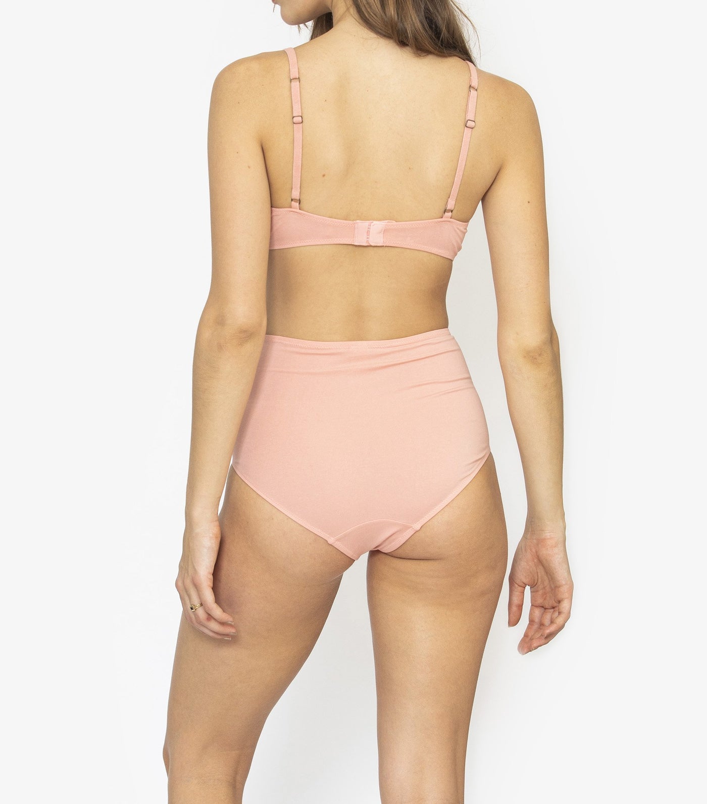 Last Chance High Waisted Brief - Rose