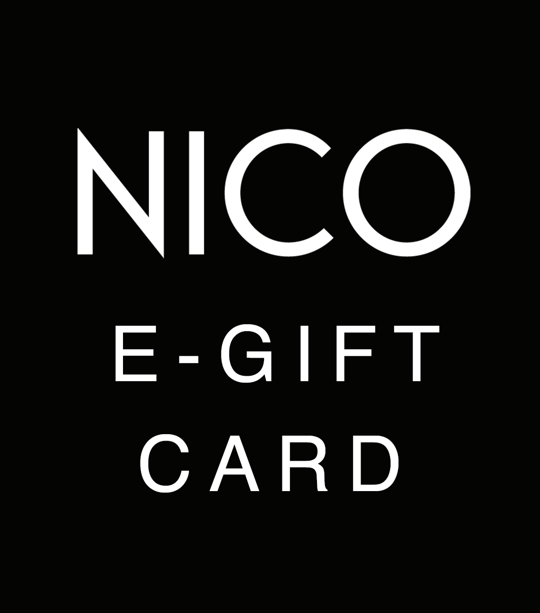 The NICO E-Gift card in black.