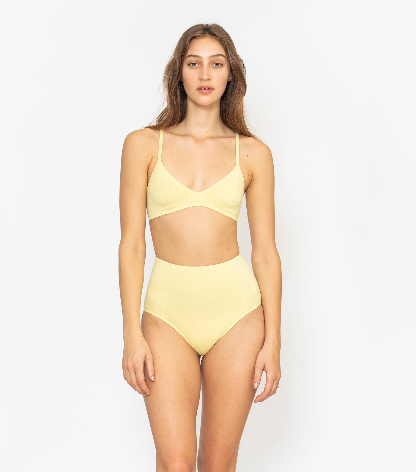 Organic Triangle Bra - Lemon – NICO